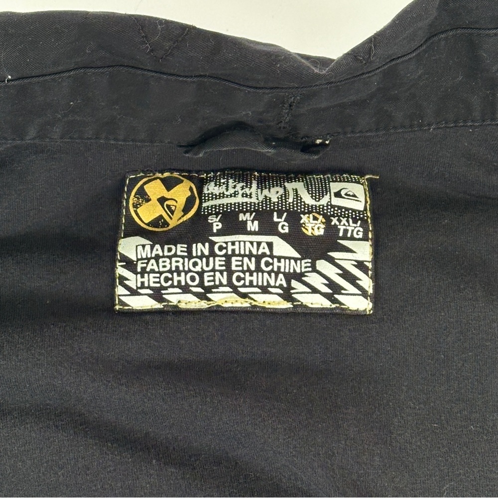 Quiksilver Utility Jacket Gorpcore Field Coat Bla… - image 10